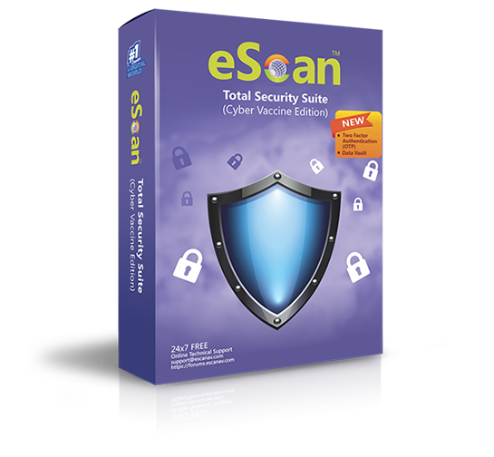 Escan  Total Security  Version-22  1 year / Price including all Taxes